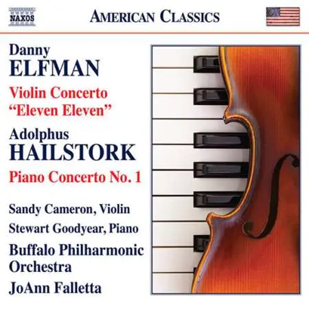 Sandy Cameron - Elfman: Violin Concerto, 'Eleven Eleven' - Hailstork: Piano Concerto No. 1 (2023)