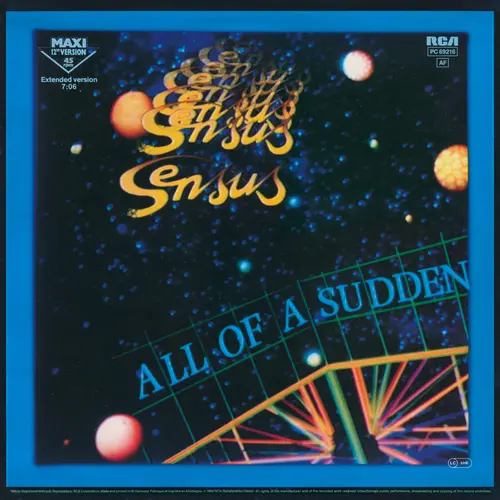 Sensus - All Of A Sudden (Maxi-Single) (1984)