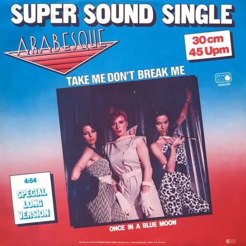 Arabesque - Take Me Don't Break Me (Single) (1980)